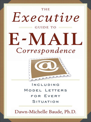 cover image of The Executive Guide to E-mail Correspondence